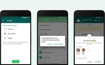 WhatsApp comienza a permitir filtrar quién puede invitarte a nuevos grupos